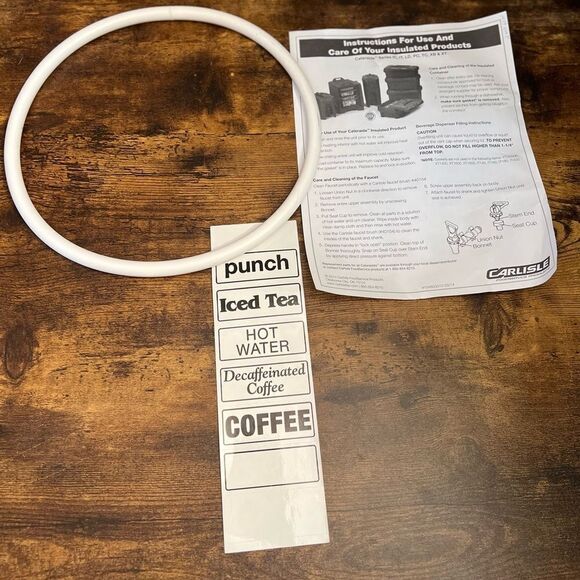 Carlisle LD250N03 - Cateraide™ LD Insulated Beverage Server 2.5 Gallon - Black - Picture 16 of 16